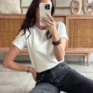 TEE SHIRT SOPHIA BLANC