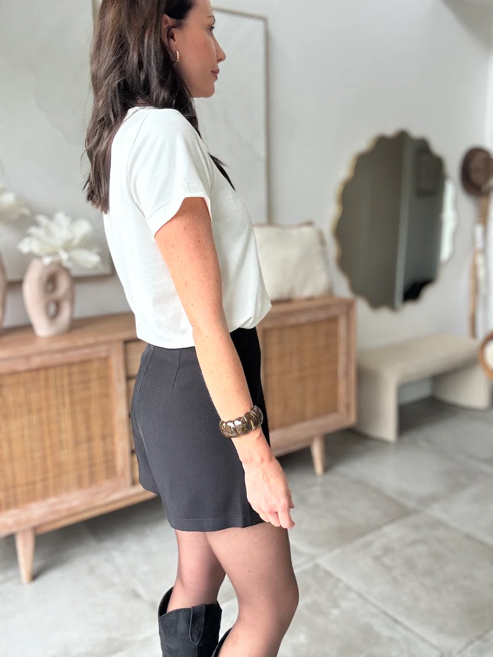 JUPE SHORT ROMEO NOIR – Image 5