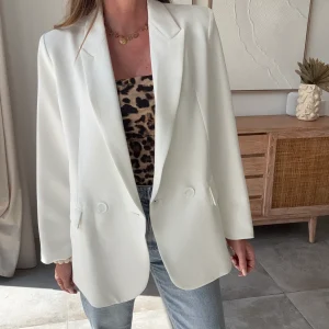 BLAZER LUDIVINE BLANC