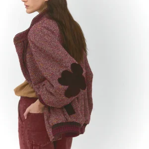 Anouk – Veste mi-longue en tweed de laine