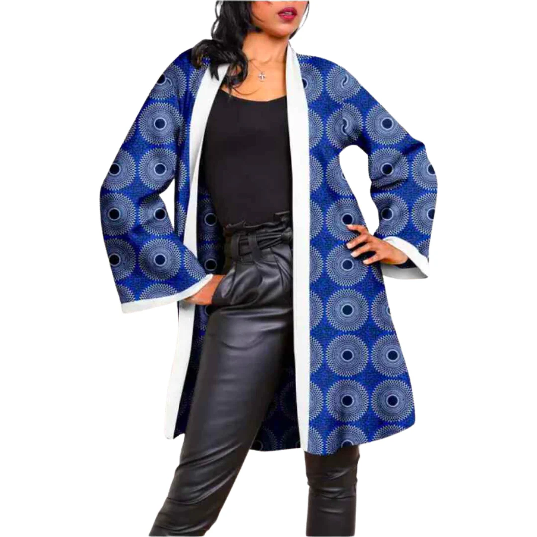 Kimono Wax Ample Bleu – Image 2