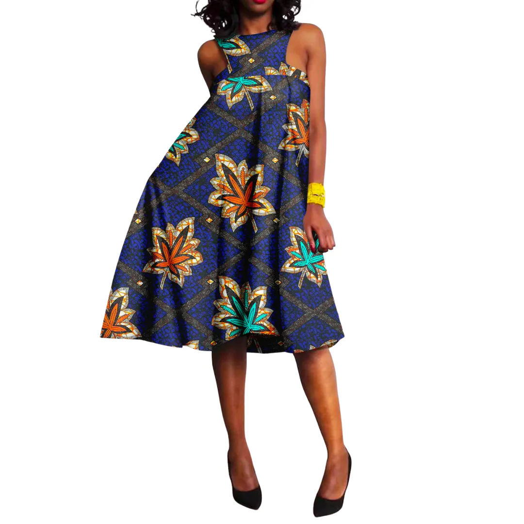 Robe Futur Maman en Pagne Africain