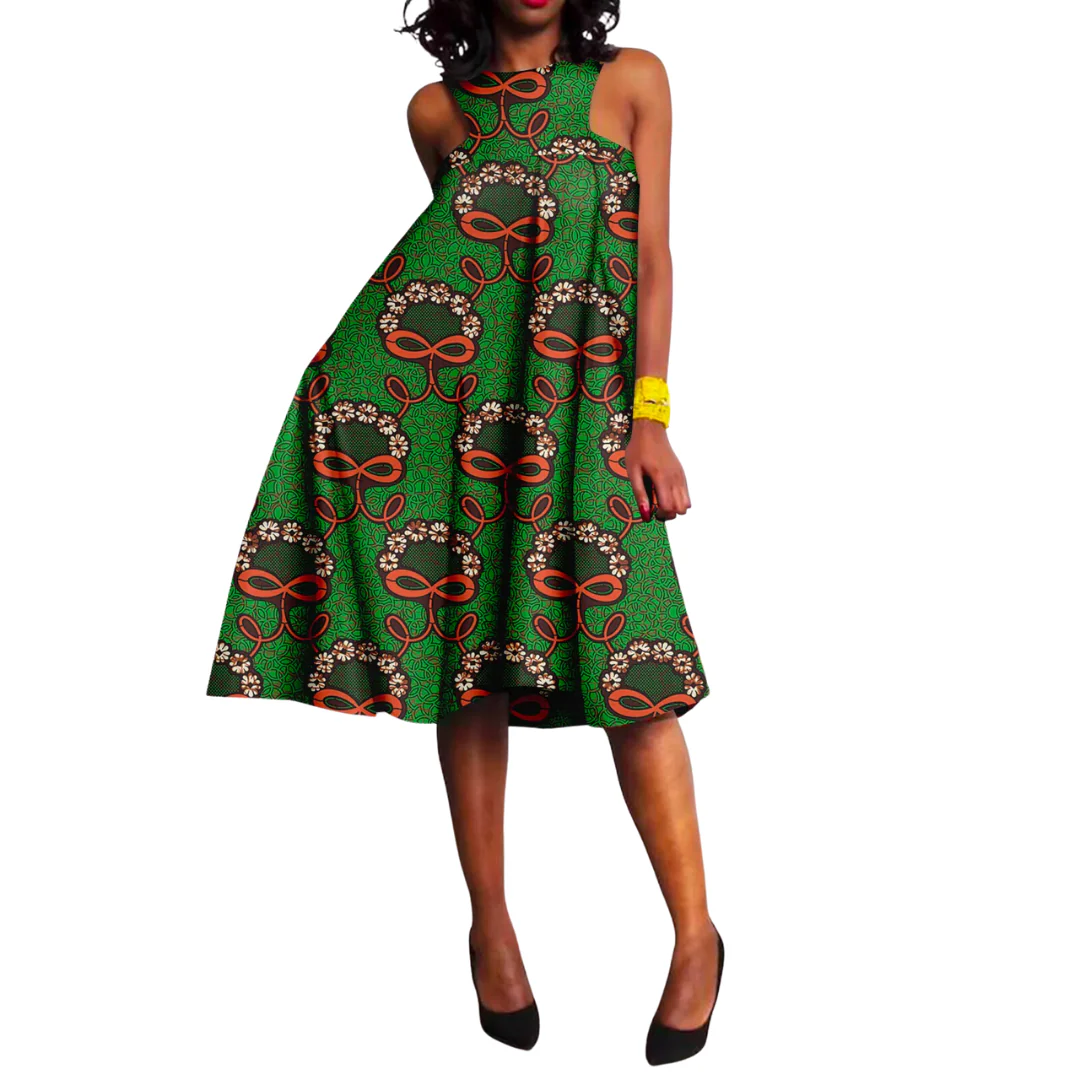 Robe Futur Maman en Pagne Africain – Image 3