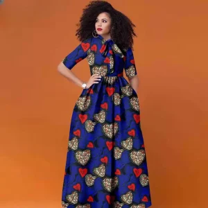Longue Robe Africaine Coton