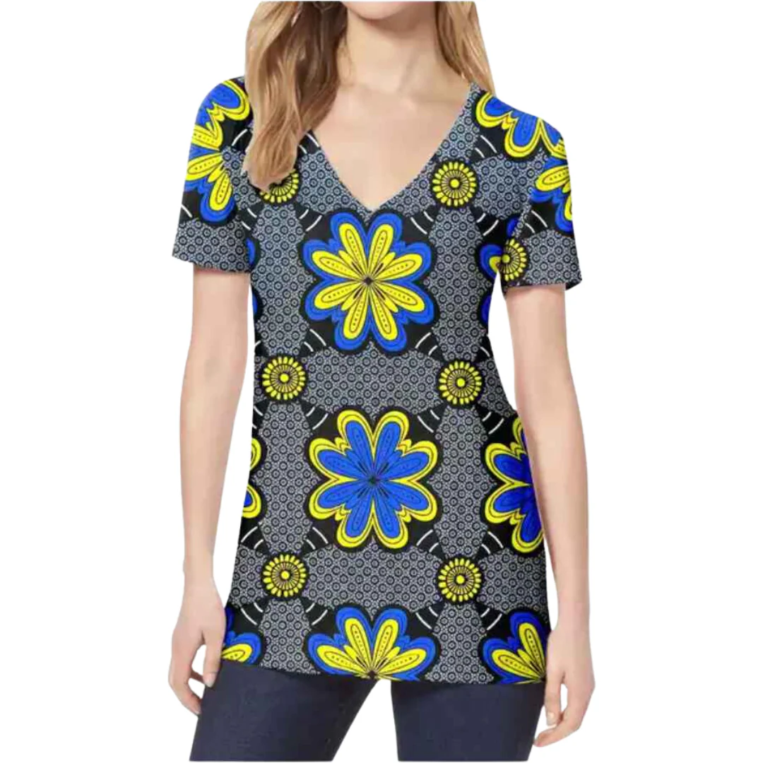 T-shirt Africain Swag Femme