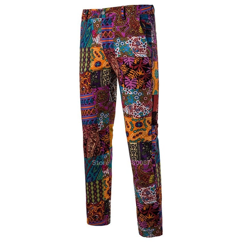 Veste Homme Colorée Tissu Africain – Image 4