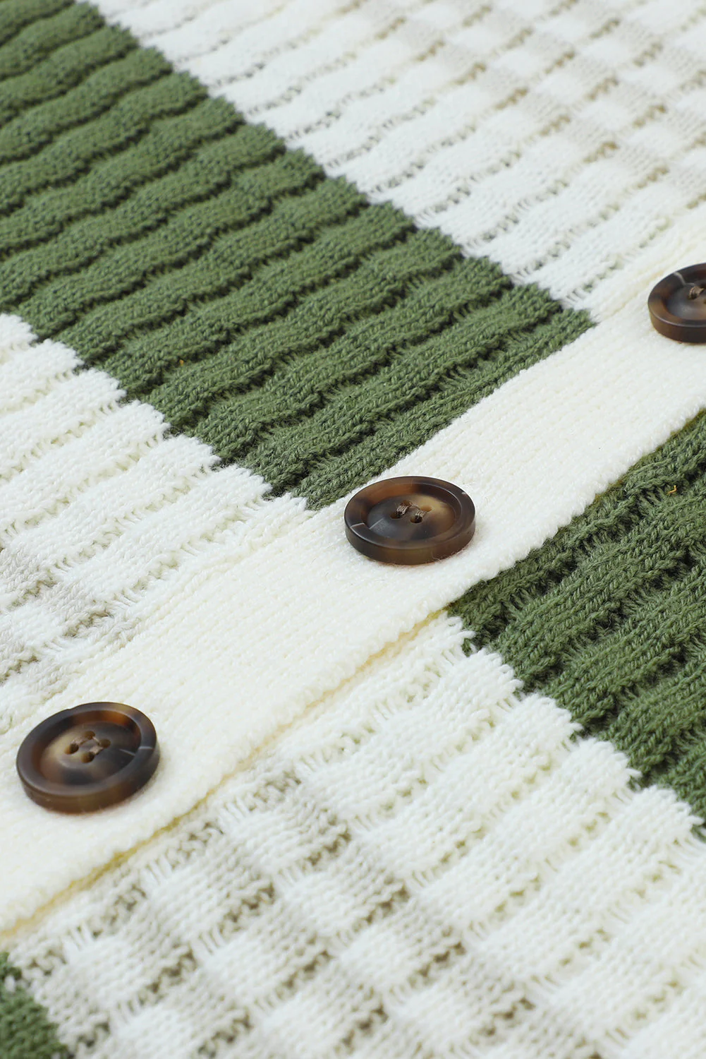 Cardigan boutonné en tricot texturé – Image 8