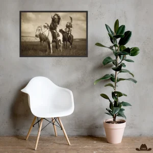 Affiche Western Amérindien
