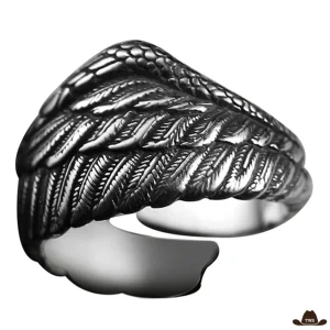 Bague Plume d'Aigle (Argent)