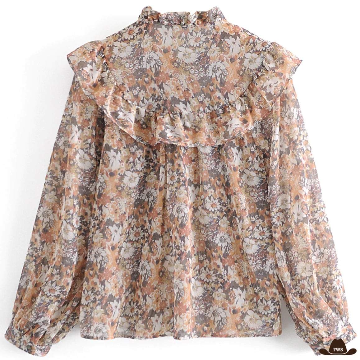 Blouse de Cowboy Marron – Image 3