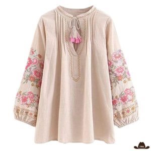 Blouse Femme Ethnique Country