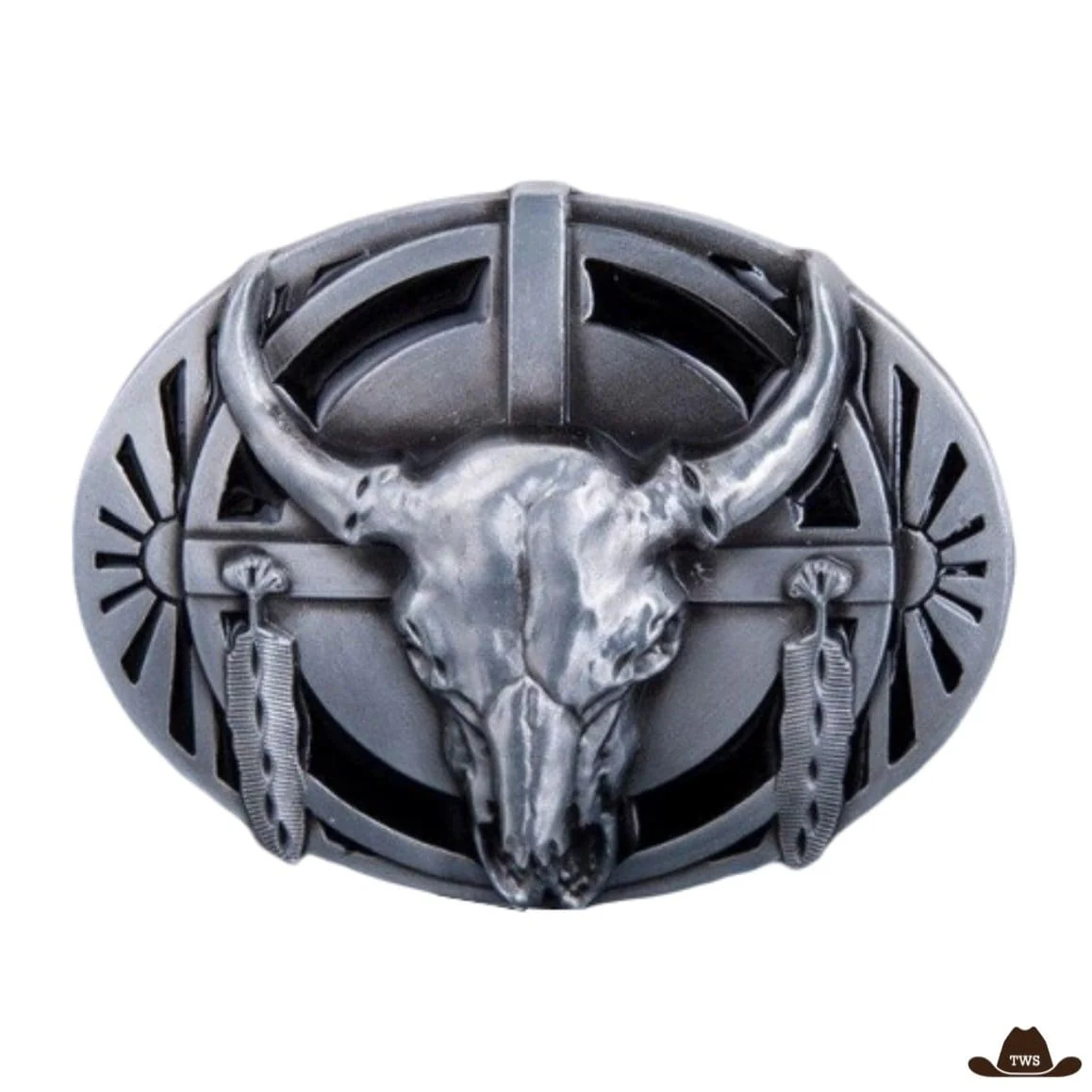 Boucle de Ceinture Western Homme Tête de Mort – Image 2
