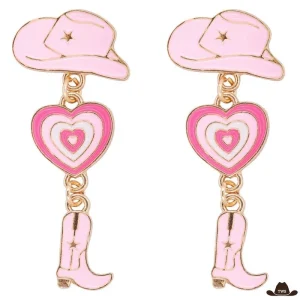 Boucles d'Oreilles Danse Country