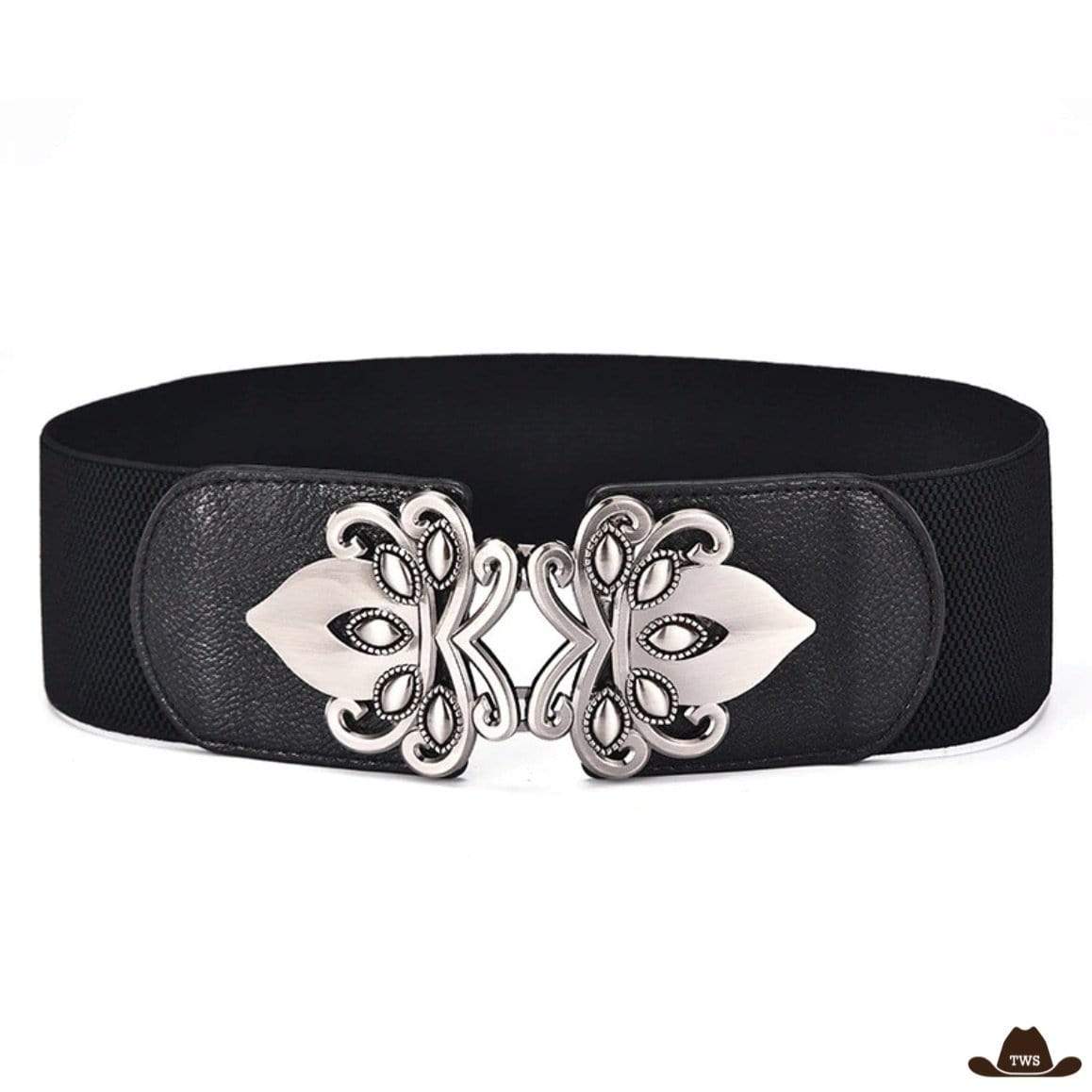 Ceinture Cowboy Double Boucle Rouge – Image 5