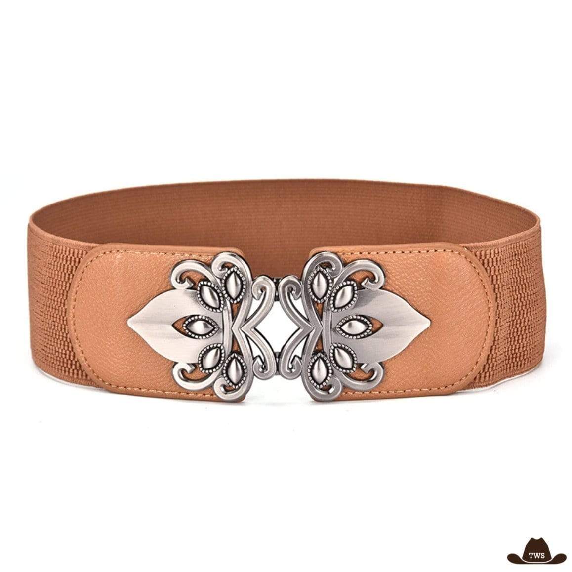 Ceinture Cowboy Double Boucle Rouge – Image 3