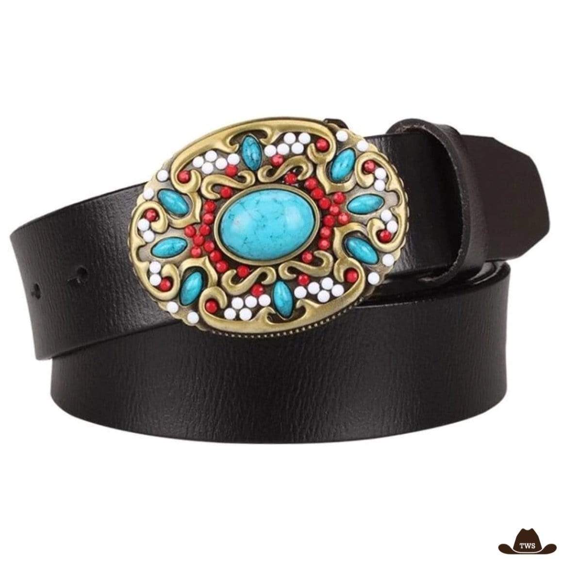 Ceinture Cowboy Turquoise – Image 3