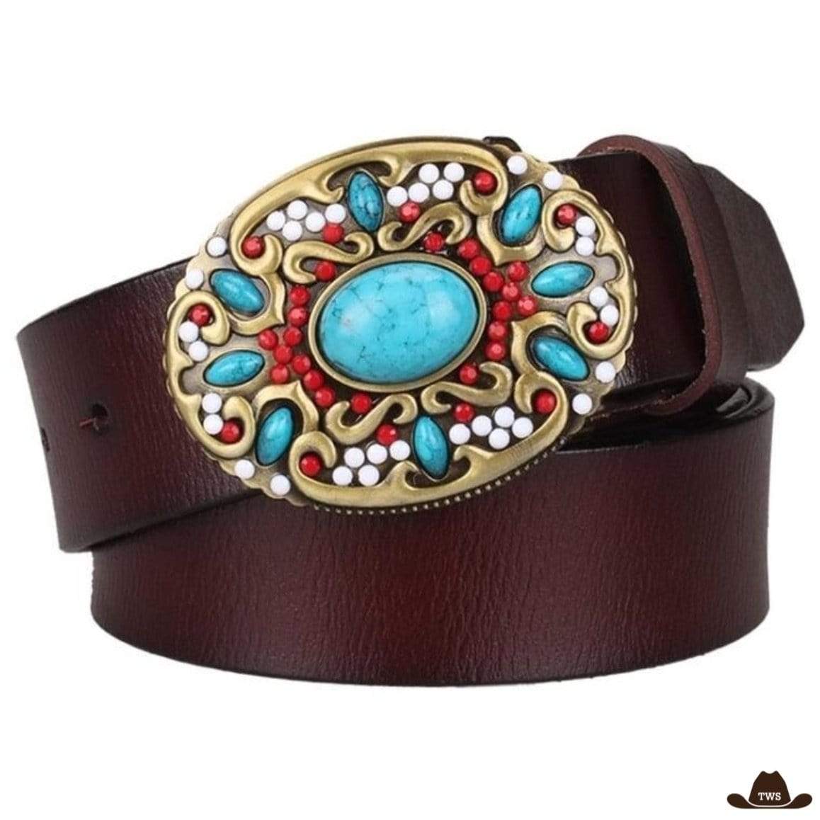 Ceinture Cowboy Turquoise – Image 2
