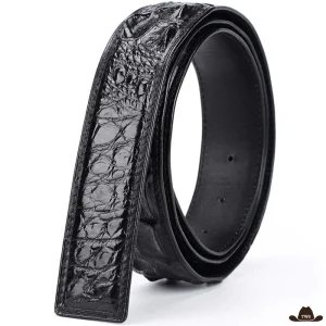 Ceinture Cuir Western Sans Boucle