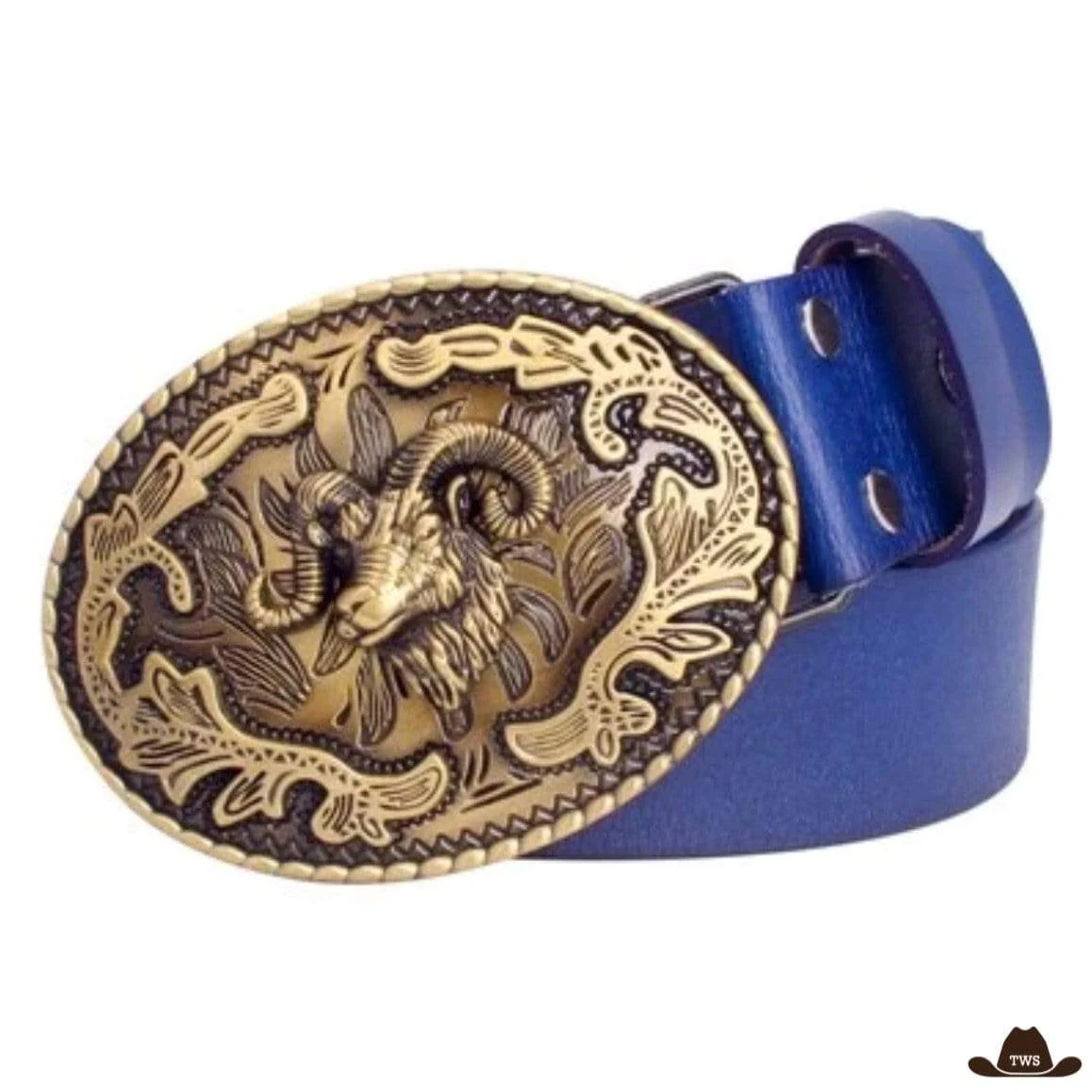 Ceinture en Cuir Motif Western – Image 3