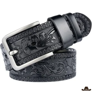 Ceinture en Cuir Style Western