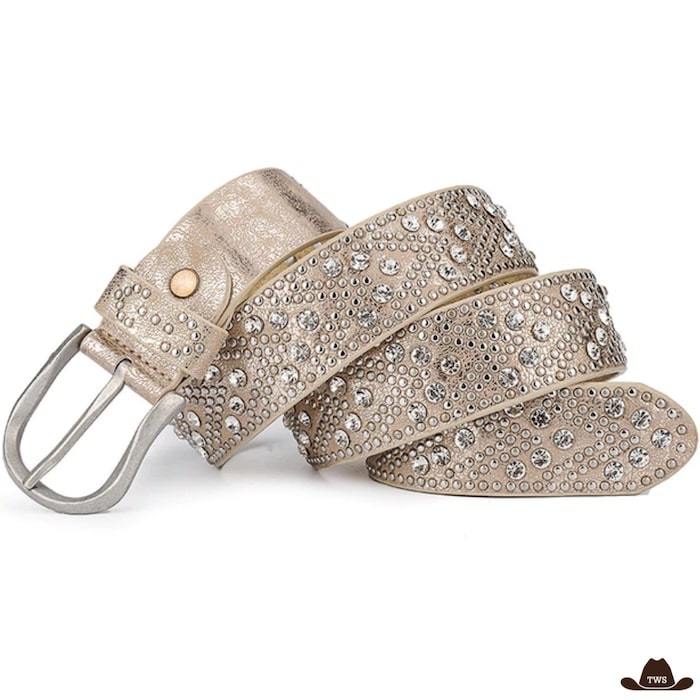 Ceinture Équitation Western Show Strass – Image 6