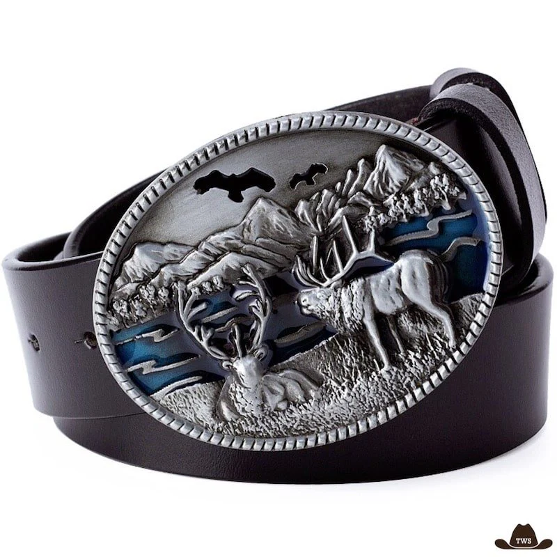 Ceinture Western Rouge – Image 3