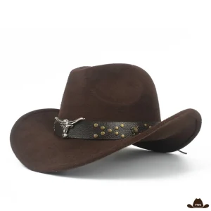 Chapeau de Cowboy Enfant en Laine