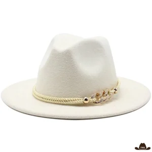 Chapeau de Cowboy Femme Blanc