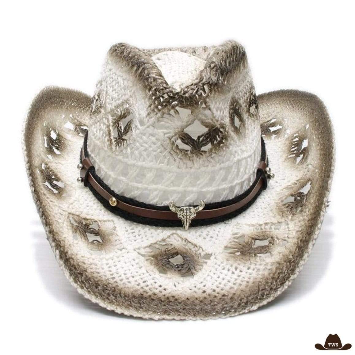 Chapeau de Cowboy Paille Femme – Image 3