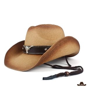 Chapeau Country En Paille