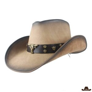Chapeau de Western Cuir Homme