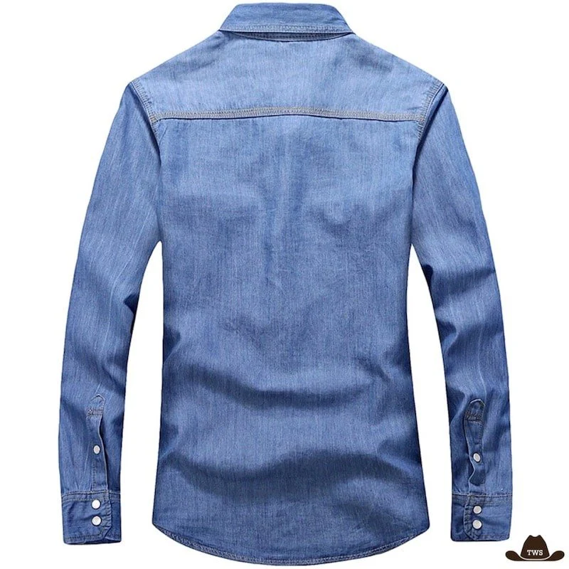 Chemise à Boutons Pressions Western - XL et 4XL - Bon Plan – Image 4