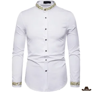 Chemise Cowboy Blanche Homme