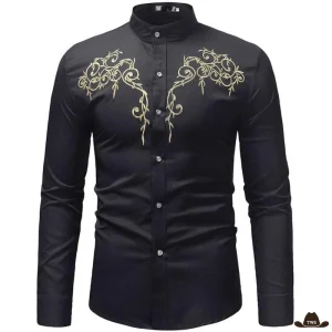 Chemise de Western Homme Noire