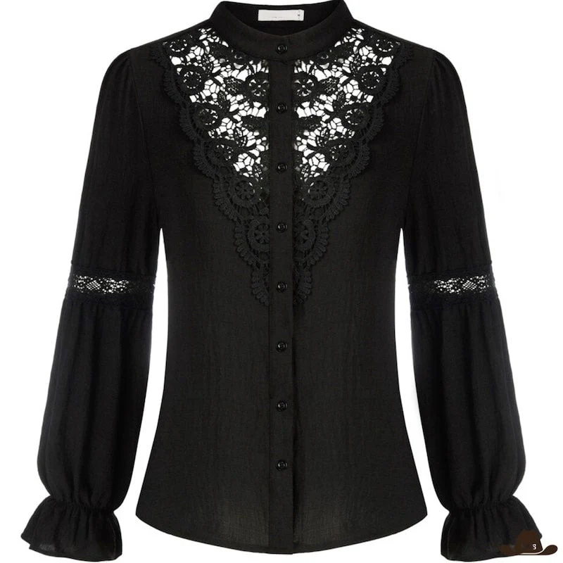 Chemise Femme Sans Col Style Cowboy