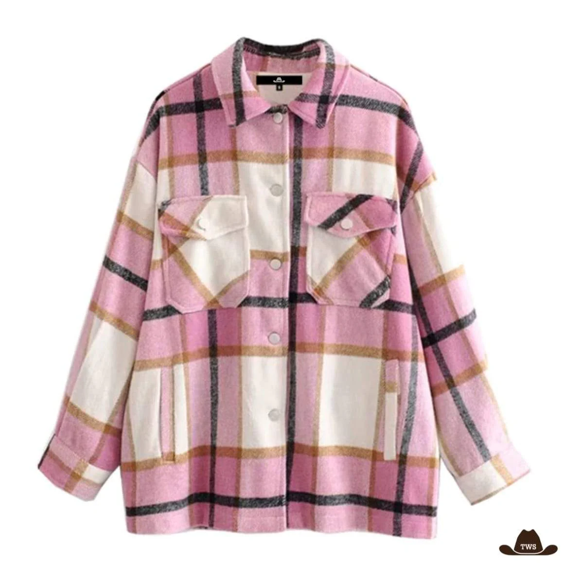 Chemise Western Femme Carreaux Grande Taille – Image 4