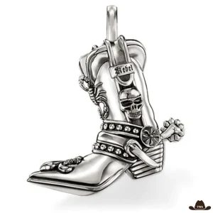 Collier Botte Country (Argent)