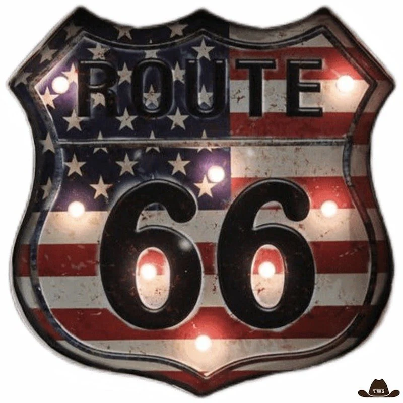 Enseigne Lumineuse Route 66 – Image 2