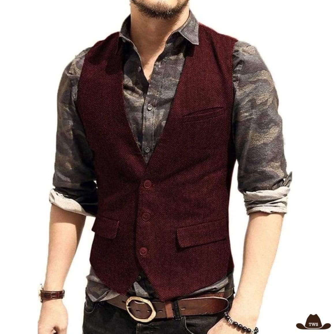 Gilet Cowboy Homme – Image 3