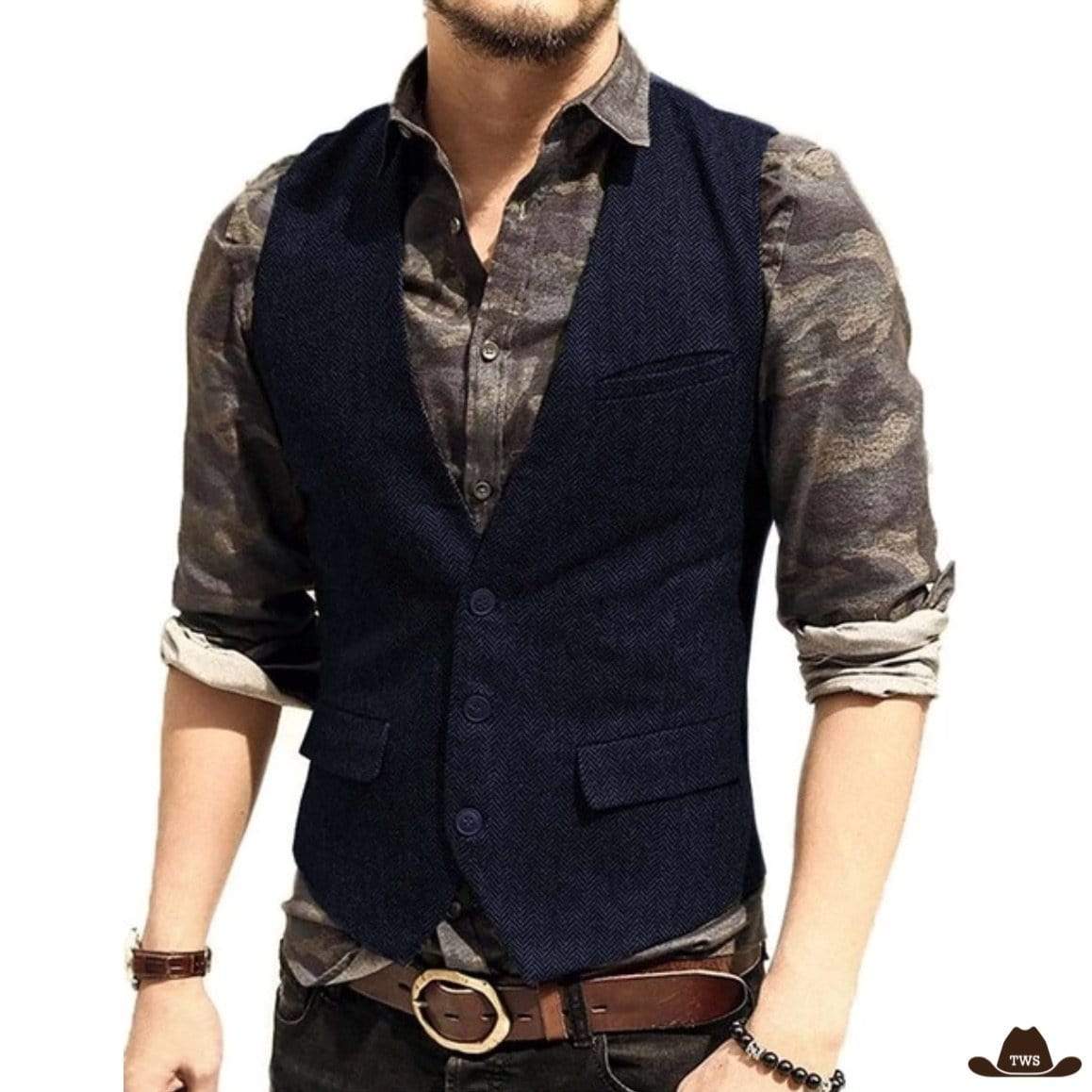 Gilet Cowboy Homme – Image 4