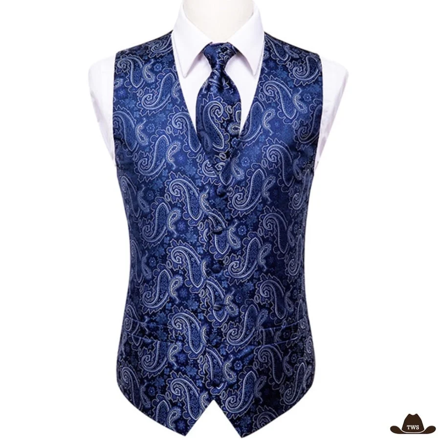 Gilet Cowboy Homme Luxe – Image 4