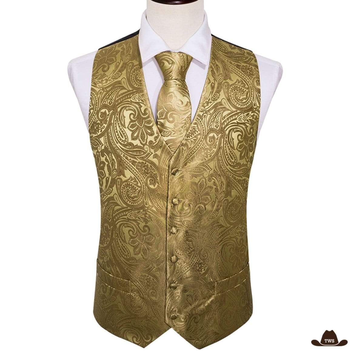 Gilet Cowboy Homme Luxe – Image 5