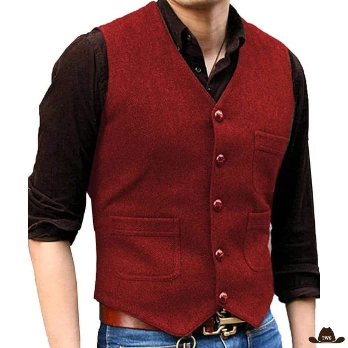Gilet Homme Western – Image 4