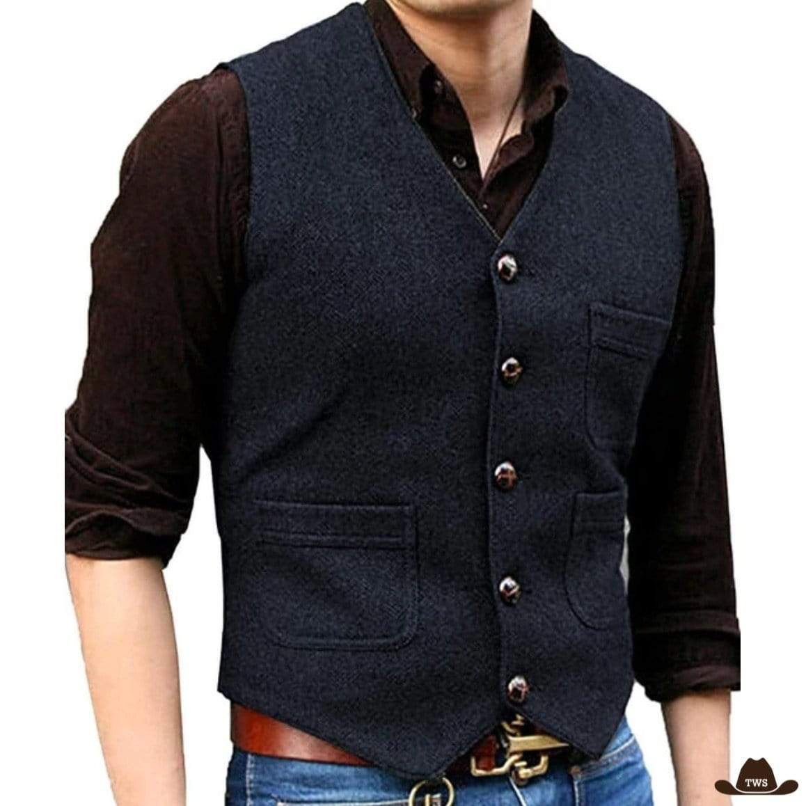 Gilet Homme Western – Image 8