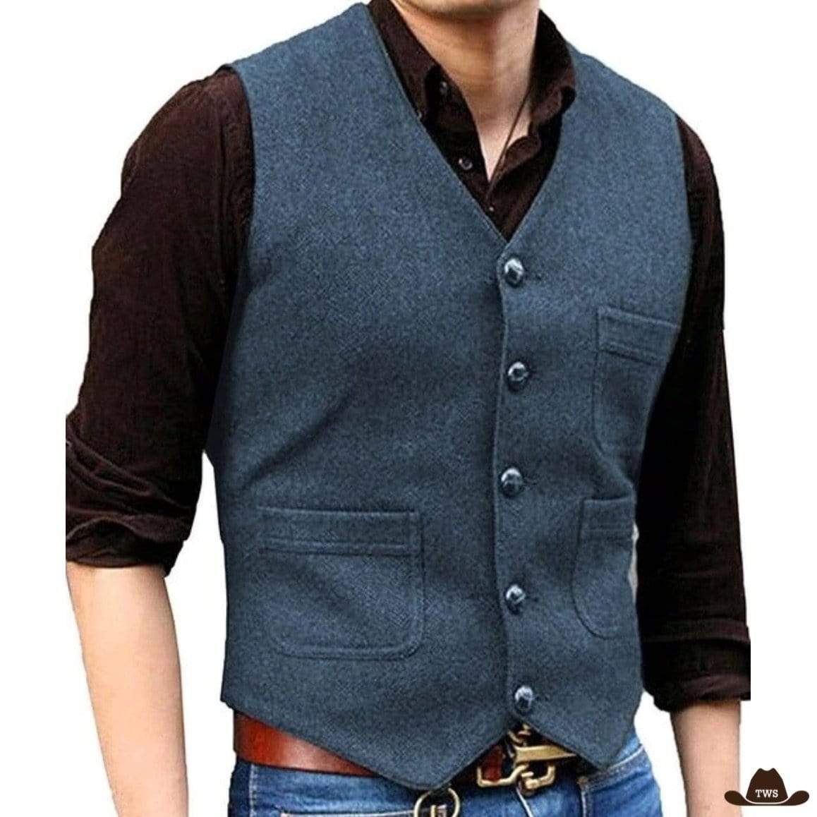 Gilet Homme Western – Image 3