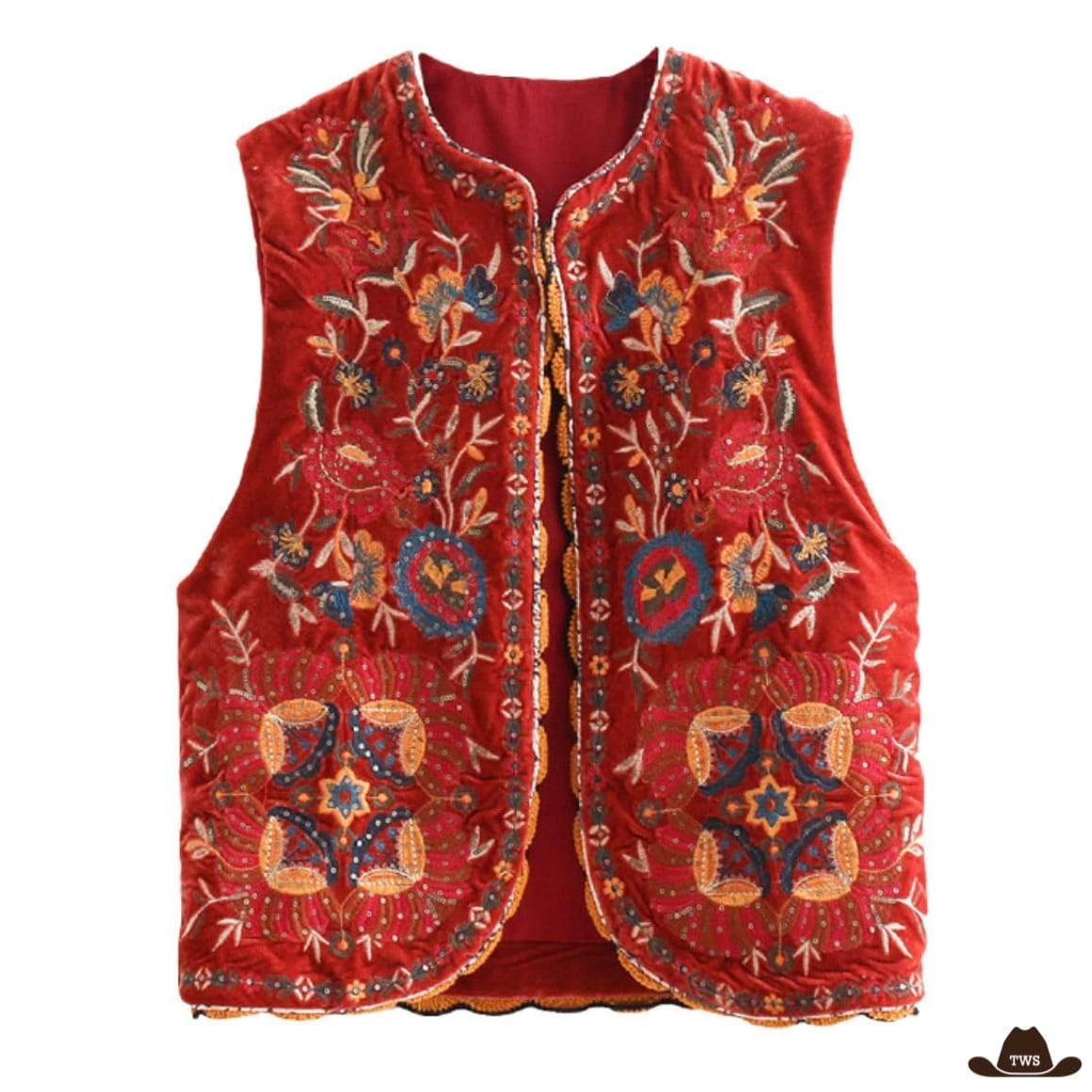 Gilet Sans Manche Cowboy Femme