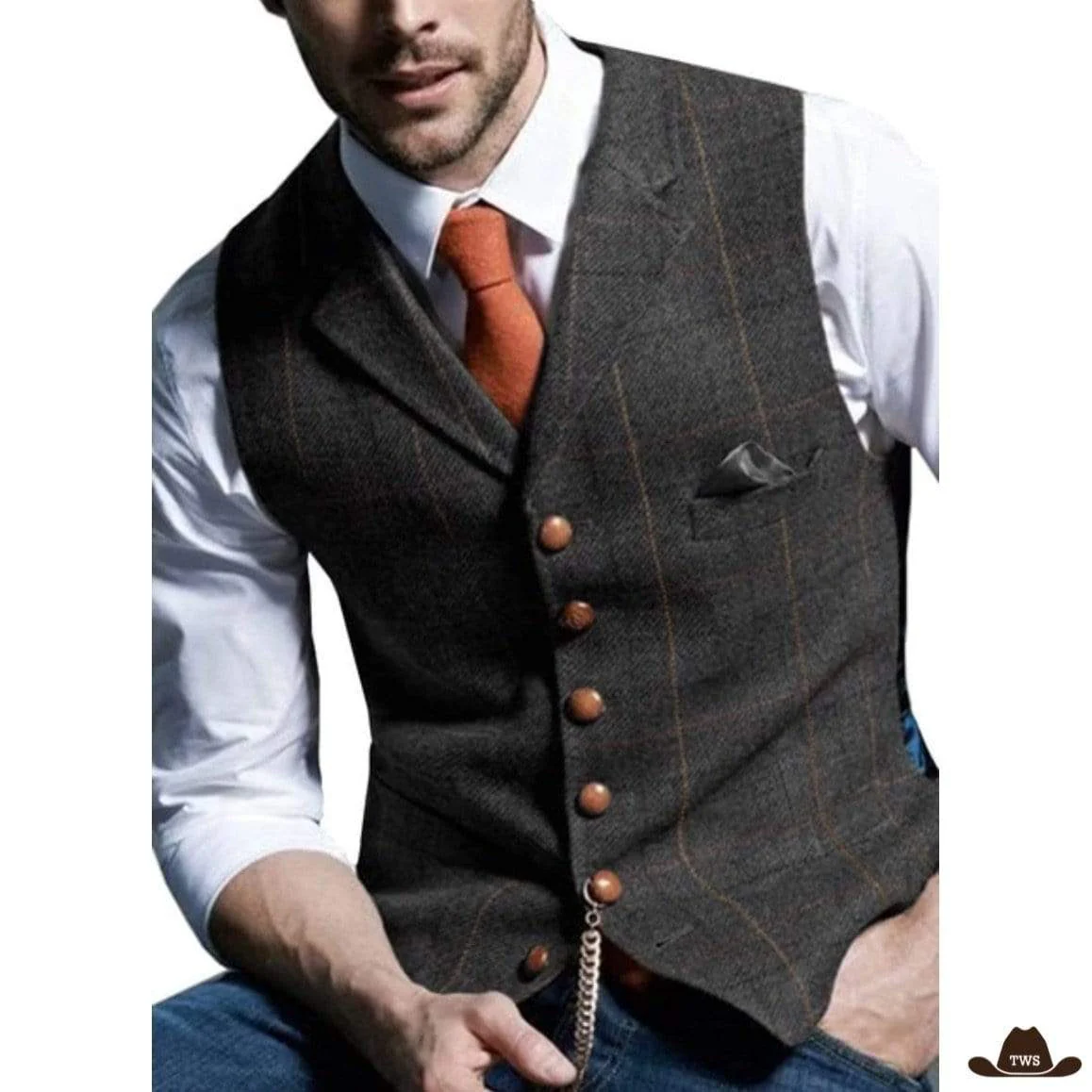 Gilet Western Sans Manches – Image 4
