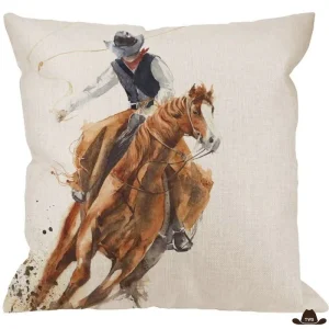 Housse De Coussin En Coton Western