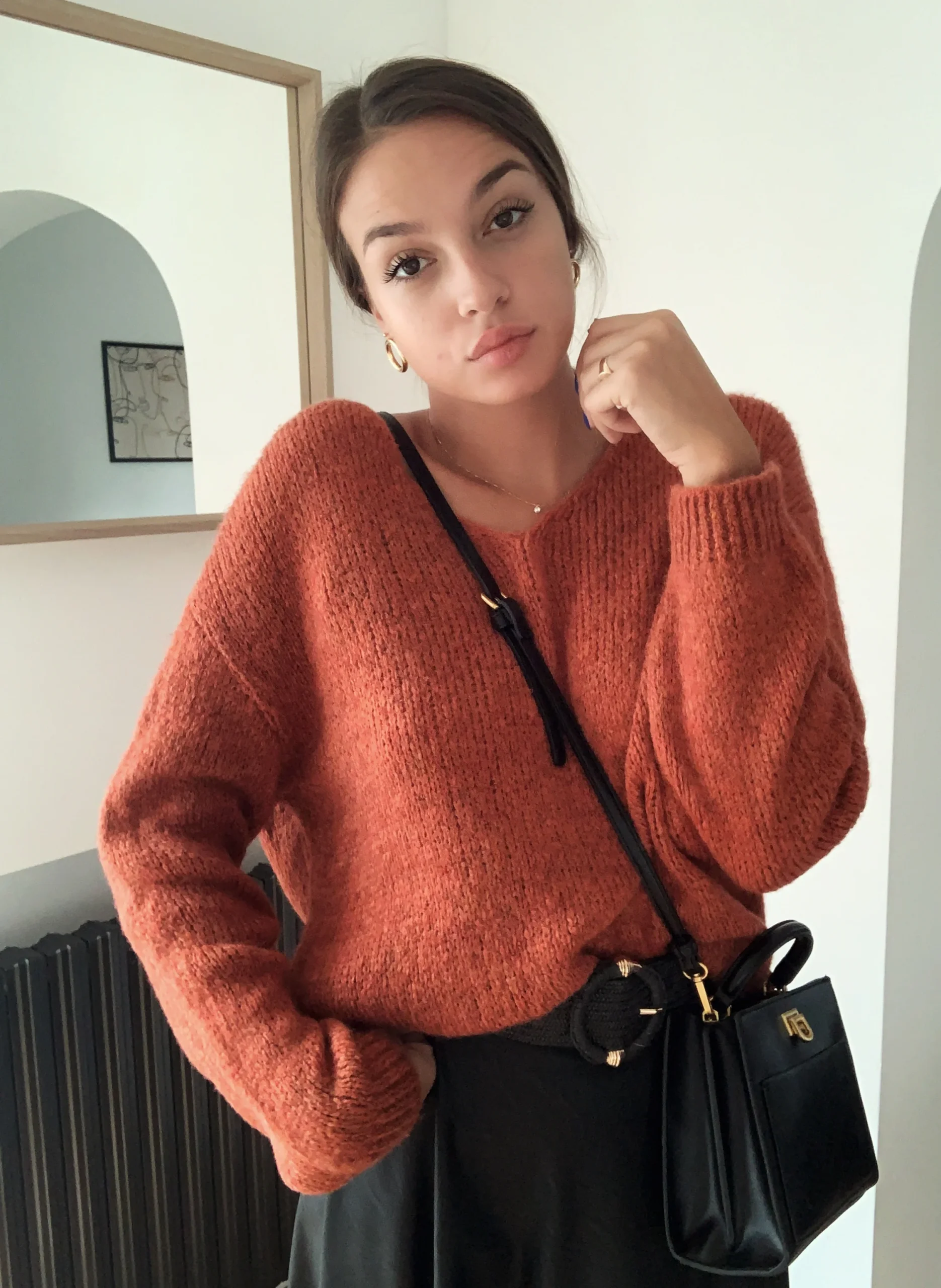 Pull doux oversize