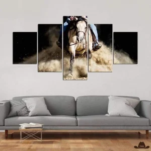 Peinture Cowboy en Cavale